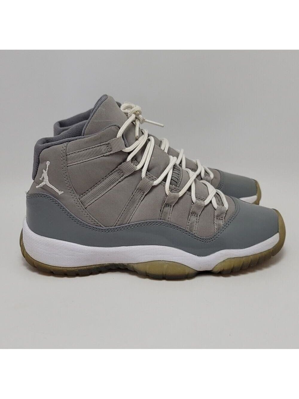 Kids Air Jordan 11 Retro GS Cool Grey 2010 Mid Top Sneakers 378038-001 Size 3.5Y